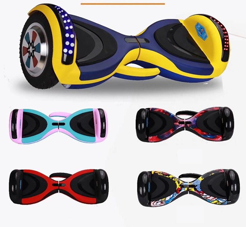 2022 Two Wheel 6.5 Inch 36V 2.4ah Factory Price Hoverboard Electric Scooter LED Lights Self Balance Balancing Hoverboards