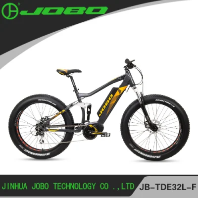 Revisão da bicicleta de neve elétrica 1000 W com suspensão Jb-Tde32L-F