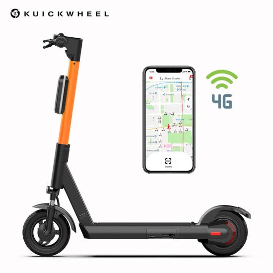 GPS Scooter elétrico de compartilhamento de 36V 8,5 polegadas com bateria trocável para compartilhamento com Scooter elétrico Iot