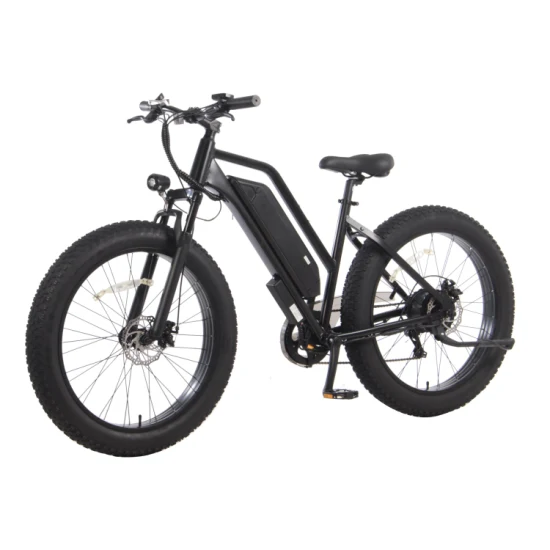 48V 500W Adulto Duas Rodas 26 Polegada 7 Velocidades Bicicleta Elétrica Dirt Bicicleta Elétrica Bicicleta Elétrica com Suspensão Dianteira Elétrica Fat Bike