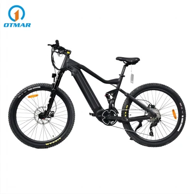 Pneu de montanha 48V 1000W motor de acionamento intermediário 27,5 polegadas bicicleta elétrica