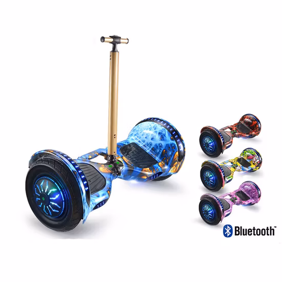 Scooters elétricos roxos Galaxy de 6,5 polegadas baratos LED Scooter de autoequilíbrio para crianças Balance Hoverboard